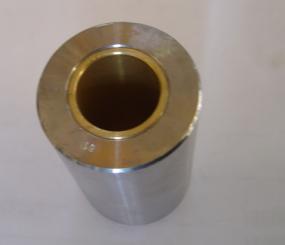 Zugdeichsellager Ø30/60x100mm m. Messingbuchse 