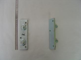 Grundplatte (rechts) zu Kipperverschlusszapfen 