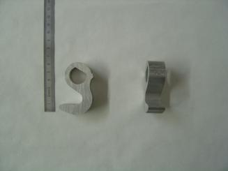 Klaue Alu. z. Stangenversch. breite 20mm 