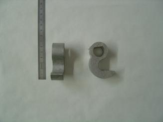 Klaue Alu. z. Stangenversch. breite 20mm 