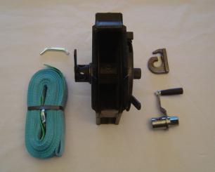 Exte Bandwinde mit Kurbel links 