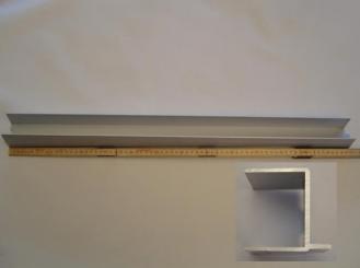 Alu Abschlussprofil Bordwand 70 oben SVL, SHR 