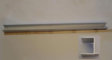 Alu Abschlussprofil Bordwand 90 oben SVL, SHR, HL 
