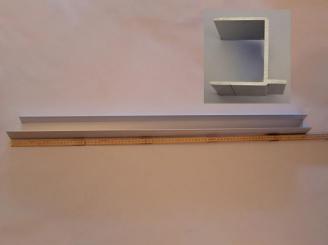 Alu Abschlussprofil Bordwand 90 unten SVL, SHR, HL 