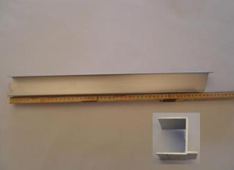 Alu Abschlussprofil Bordwand 50 unten SVR, SHL, HR 