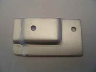 Alu Blechabschluss unten Bordwandecke Rechts 