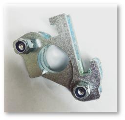 Verschlussstangenhalter Stahl komplett, seitlich 