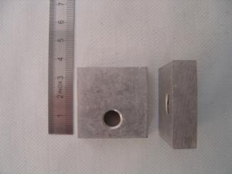 Gewindeplatte M10 35x35x10 Frontverbindung 