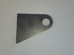 Halter Bindestange roh 8x75x90 