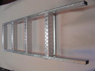 Frontaufstieg 4 Sprossen fest ohne Klappteil 