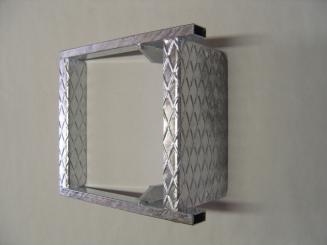 Aufstiegs - Tritt m. Riffelblech 1 Sprosse 