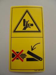 Kleber Quetschgefahrenbereich Nr. 20 