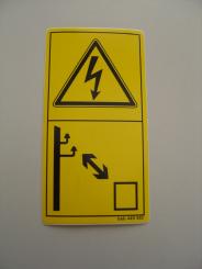 Kleber Hochspannungsleitung Nr. 39 