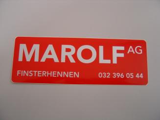 Kleber Marolf rot 75x215 mm 
