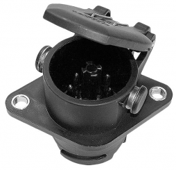 Steckdose ABS 7P/12V Schraubanschluss 