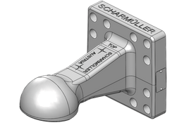 Zugkugelkupplung Kugel K80Ø Scharmüller, 4T 