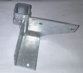 Eckpfostenhalter  links versenkt System 90 