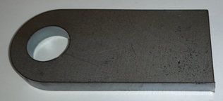 Halter Bindestange roh 8 x 40x112 