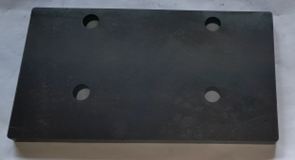 Grundplatte zu Anhängerkuplung 15x180x320 mm 