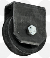 Seilrolle mit Halter Ø 60mm 