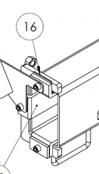 Distanzplatte zu Gleitplatte Winkelform 