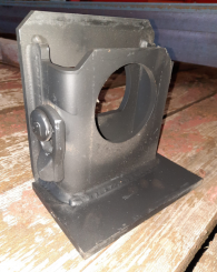 Traglager 250mm mit Federriegel 