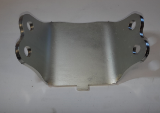 Verschleissplatte zu Chassis (unten, neu) 