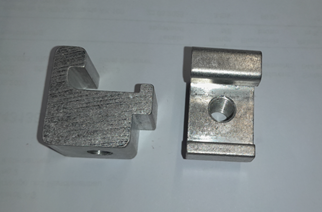 Einstellmutter Alu. Breite 25mm zu Front-Traverse 