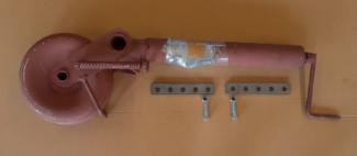 Geschraubte Stützrolle / Tragkraft 1350 kg 