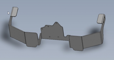 Halter zu Kunststoffschutz 