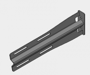 Kotflügelhalter gerade zu BOB Hakengerät 