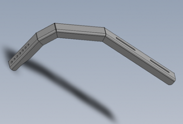 Kotflügelhalter zu BOB Hakengerät 