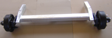 Gummifederachse 2500 Kg, 300x60, 1780mm 