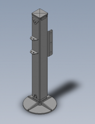 Stützfuss BOB 26.33 links 