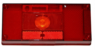 Ersatzglas Midipoint 210x90 Lichtscheibe 