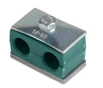 Doppel-Rohrschelle Ø 20mm mit Platten 
