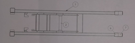 Kipprahmen vorne komplett 