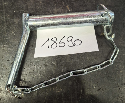 Stecknagel m. Kette zu Anhängekupplung 