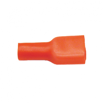 Flachsteckerhülse 0.5-1mm²/6.3x0.8mm, rot isoliert 